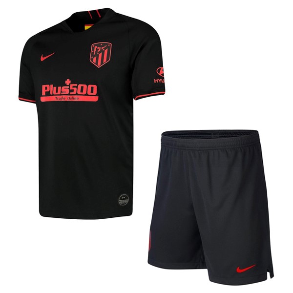 Camiseta Atletico Madrid Segunda Niños 2019-2020 Negro